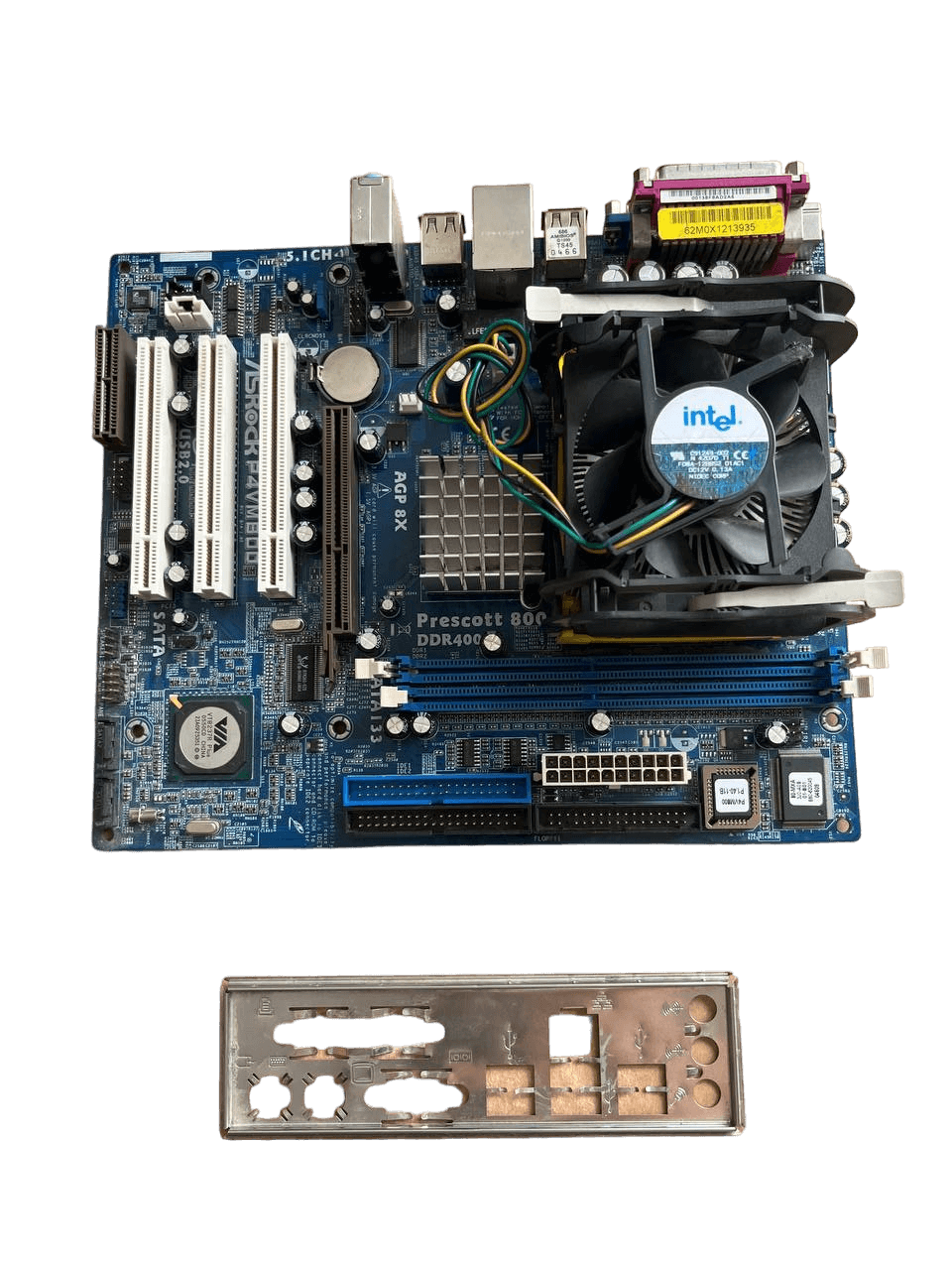 AsRock P4VM800, Pentium4 2.4 s.478