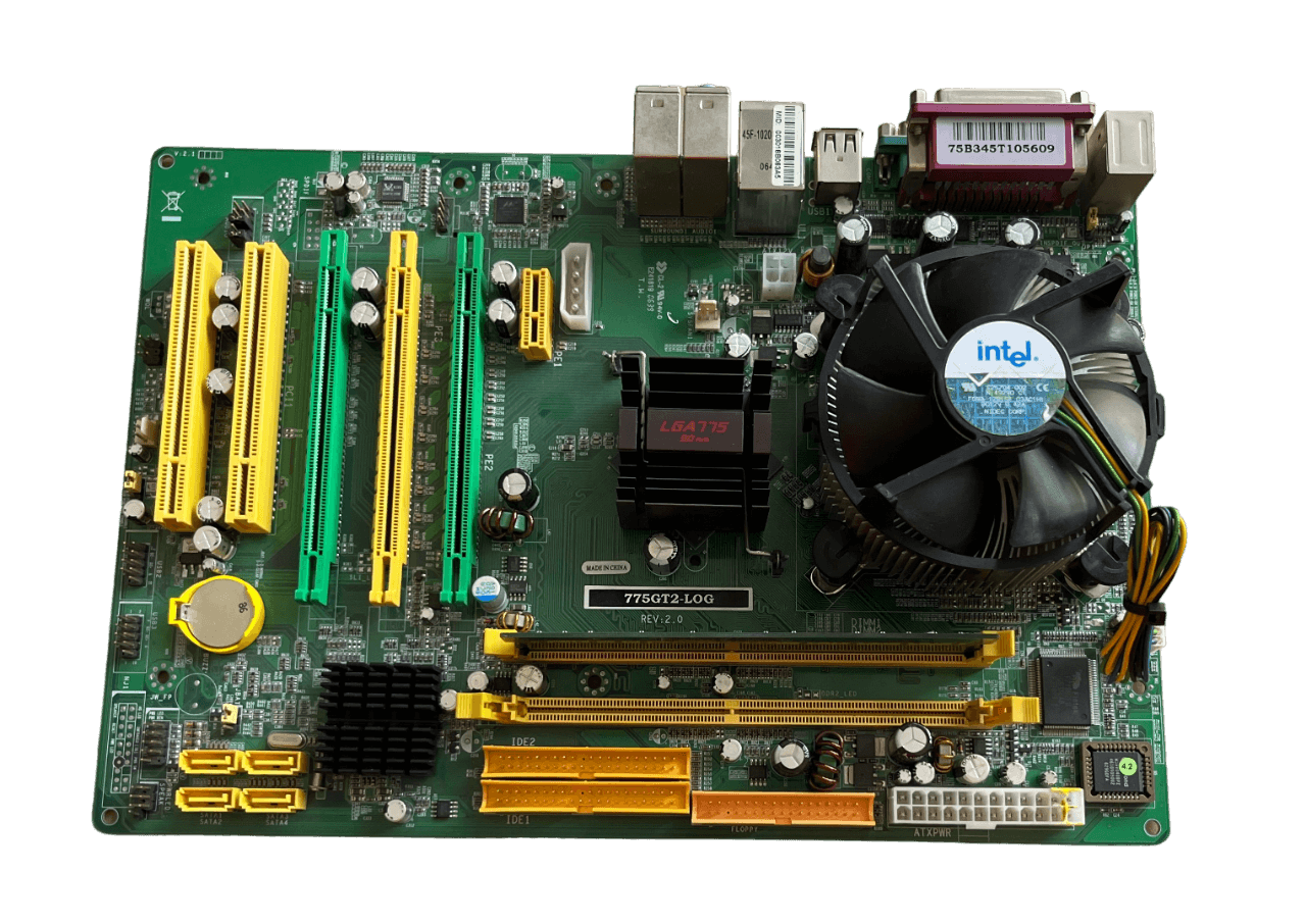 Дънна Платка Jetway 775GT2-LOG 3 PCI-Express x16 е2160 +2x256MB