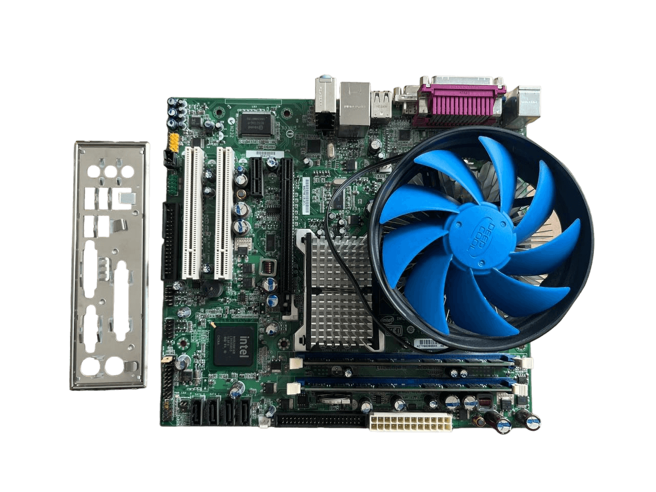 INTEL  DG41TI+Q6600 +2x2GB  DDR2 (без памет)