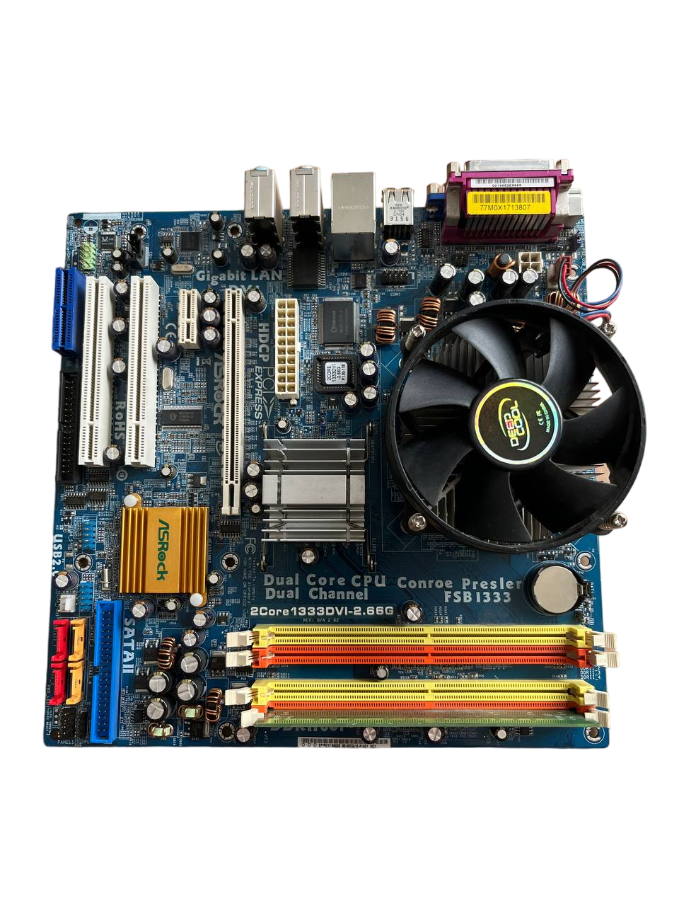 АSROCK  2CORE 1333DNI  2,66G +E2140+1GB DDR2